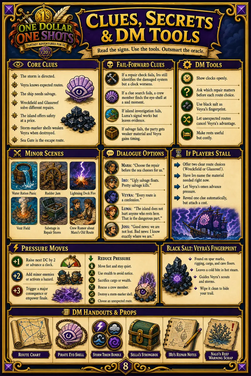 Clues and DM tools preview